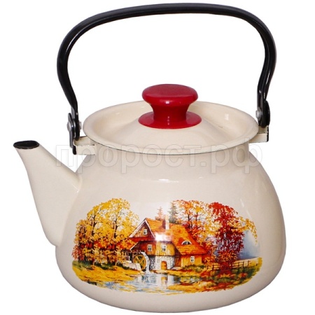 Чайник 3,5л с метал. ручкой сферич. слоновая кость Старая мельница 42104-132/6-У4 /4шт/Керчь Чайник 3,5л с метал. ручкой сферич. слоновая кость Старая мельница 42104-132/6-У4 /4шт/Керчь