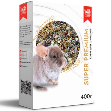 Корм для шиншил SEVEN SEEDS SUPERPREMIUM 400гр