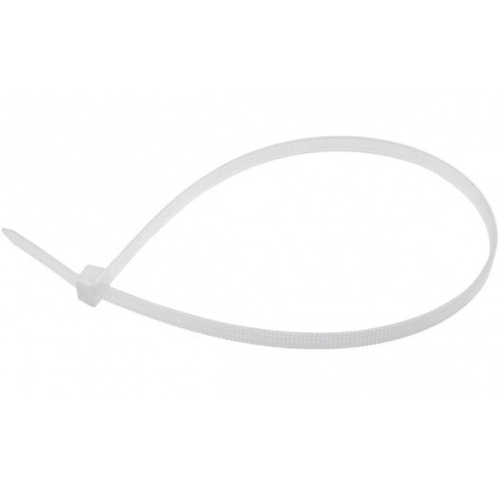 Хомут стяжка 250*4,8мм нейлоновая с тройным замком белая 100шт REXANT/67-0250-5/ Хомут стяжка 250*4,8мм нейлоновая с тройным замком белая 100шт REXANT/67-0250-5/