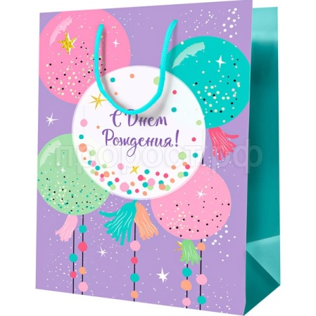 Пакет подарочный 26*32*12см "Воздушные шары" ламинир. MESHU /MS_52169/Рельеф Пакет подарочный 26*32*12см "Воздушные шары" ламинир. MESHU /MS_52169/Рельеф