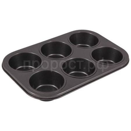 Форма для выпечки кексов (6шт) 31,3*21,7*4см BF-033 Форма для выпечки кексов (6шт) 31,3*21,7*4см BF-033