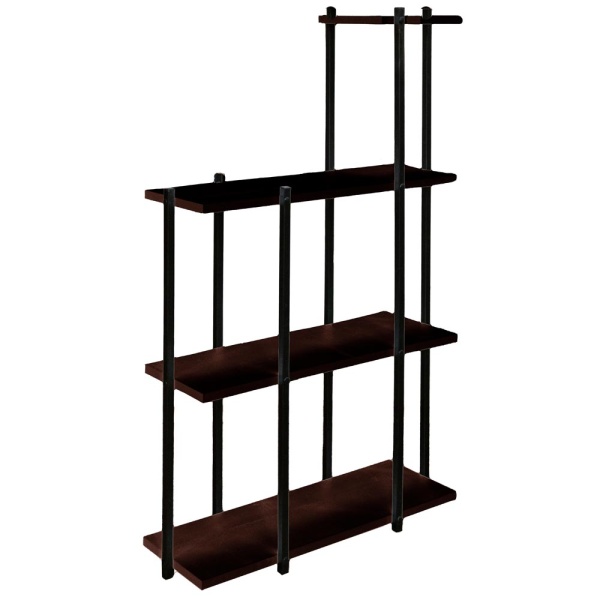 Полка №43 мебельная для цветов ВЕНГЕ ЛДСП 63*23*h100см РЗДИ