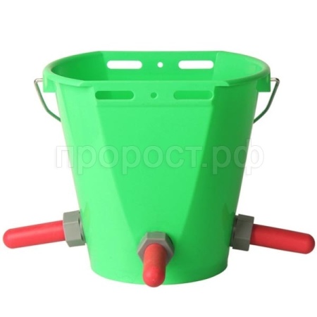 Инструмент Ведро д/телят 8л 3 соски с креплением/Китай Инструмент Ведро д/телят 8л 3 соски с креплением/Китай