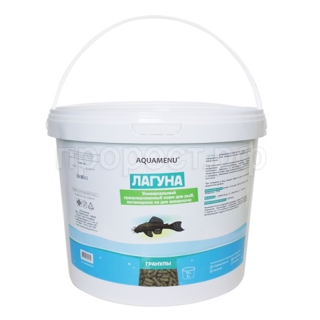 Корм для донных рыб АкваМеню Лагуна 11л