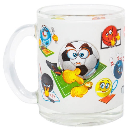Кружка Смайлики 300мл /208-Д Кружка Смайлики 300мл /208-Д