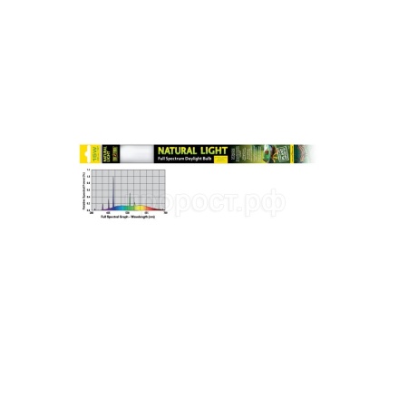 Лампа для черепах дневная NATURAL LIGHT Т8 15Вт, 45см/2375 Лампа для черепах дневная NATURAL LIGHT Т8 15Вт, 45см/2375