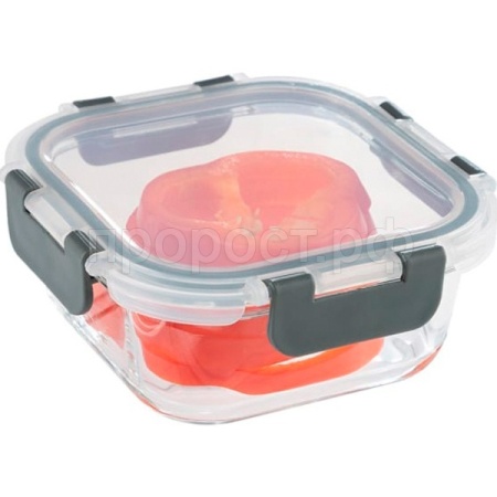 Контейнер Praktisch 0,5л жаропр стекла с крышкой с заж.пласт 106024 /24шт/ Leonord Контейнер Praktisch 0,5л жаропр стекла с крышкой с заж.пласт 106024 /24шт/ Leonord