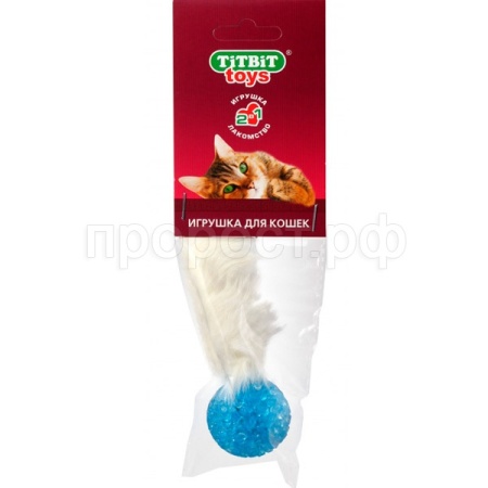 Игрушка дял кошек Хвост кроличий 