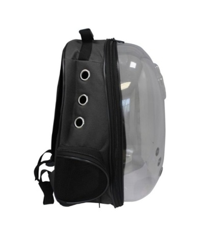 Рюкзак-переноска д/животн.с панор.видом 24x30x40см черный/Рс451ч/ Рюкзак-переноска д/животн.с панор.видом 24x30x40см черный/Рс451ч/