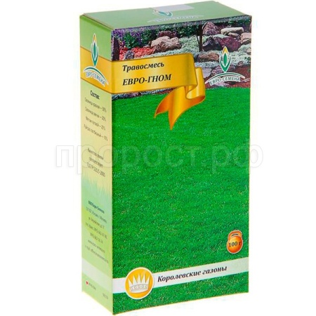 Семена газонной травы Евро-Гном 100г Семена газонной травы Евро-Гном 100г