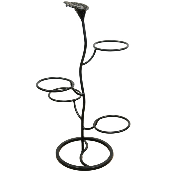 Подставка Настольная РЗДИ Аленький цветочек 4 гор черная Подставка Настольная РЗДИ Аленький цветочек 4 гор черная