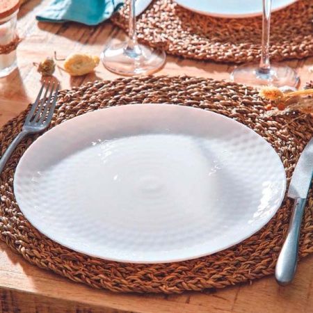 Тарелка обеденная "PAMPILLE WHITE" 25см Тарелка обеденная "PAMPILLE WHITE" 25см