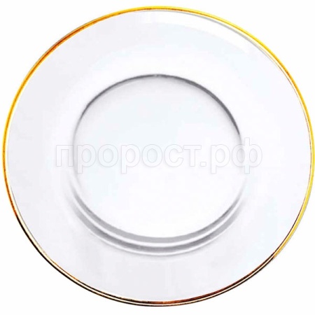 Тарелка сервировочная Золотая кайма /327/1-34 Тарелка сервировочная Золотая кайма /327/1-34
