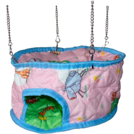 Гамак-домик д/мелких животных подвесной круглый/sh-03012/GoSi Гамак-домик д/мелких животных подвесной круглый/sh-03012/GoSi