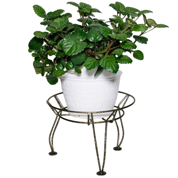 Подставка Настольная РЗДИ Столик мини 1 горшок бронза Подставка Настольная РЗДИ Столик мини 1 горшок бронза