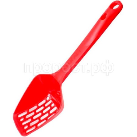 Совок для кошачьего туалета красный/МАК52/Евро Совок для кошачьего туалета красный/МАК52/Евро