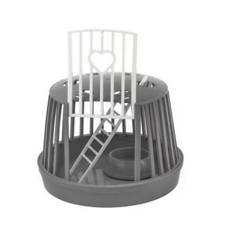 Переноска д/мелких животных пластик (комплект) серый/3564/ Переноска д/мелких животных пластик (комплект) серый/3564/