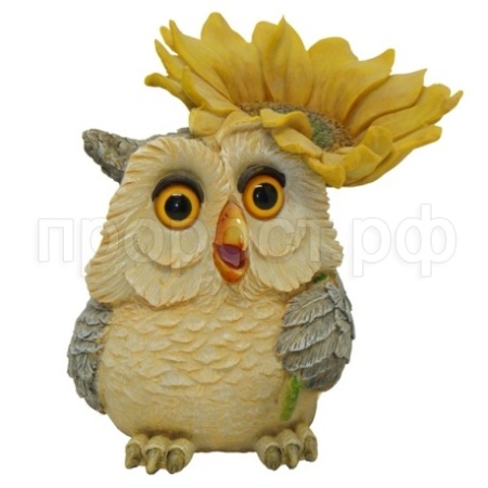 Копилка Сова с подсолнухом L21W16H20см 626460/SK037 Копилка Сова с подсолнухом L21W16H20см 626460/SK037