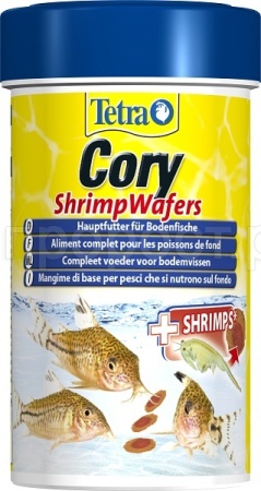 Корм для рыб Tetra Cory Shrimp Wafers для донных рыб с креветкой 250мл/257429 Корм для рыб Tetra Cory Shrimp Wafers для донных рыб с креветкой 250мл/257429