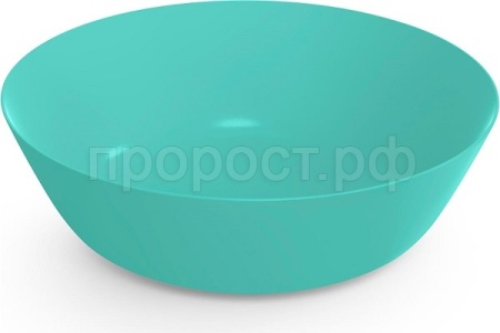 Тарелка глубокая Натура D170мм бирюзовый С946БИР /35шт/Мартика