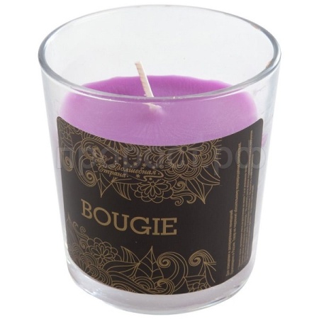 Свеча Charm Aroma в стакане горная лаванда  /007900 Свеча Charm Aroma в стакане горная лаванда  /007900