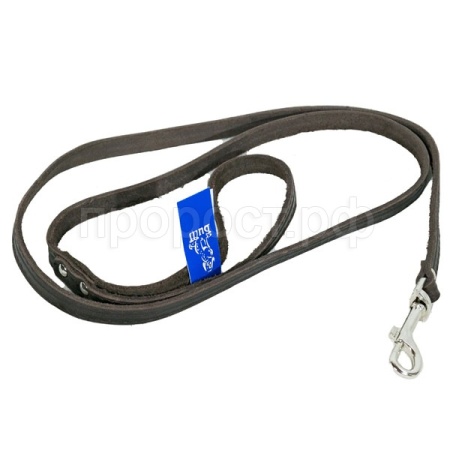 Поводок кожа 12мм 1слойный 1,25м/41165 Поводок кожа 12мм 1слойный 1,25м/41165