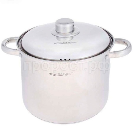 Кастрюля 5,7л металл. ГРЕТТА-МК кр. индукц. дно КТ04-D-53 /2шт/Катунь Кастрюля 5,7л металл. ГРЕТТА-МК кр. индукц. дно КТ04-D-53 /2шт/Катунь