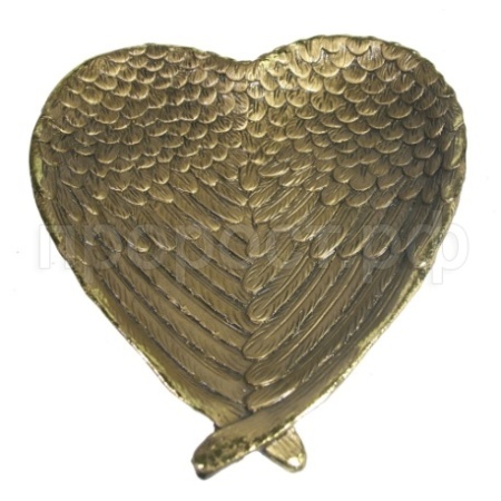 Подставка Крылья ангела (золото) L23W20H3,5см 713478/D056 Подставка Крылья ангела (золото) L23W20H3,5см 713478/D056