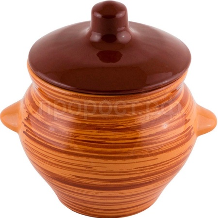 Горшок духовой д/запекания 0,5л Полосы /18шт/006691/ Горшок духовой д/запекания 0,5л Полосы /18шт/006691/