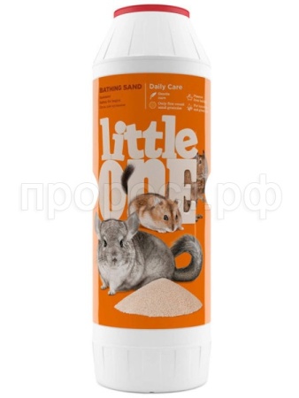 Песок для купания шиншилл и других декоративных животных Little One Песок для купания шиншилл и других декоративных животных Little One