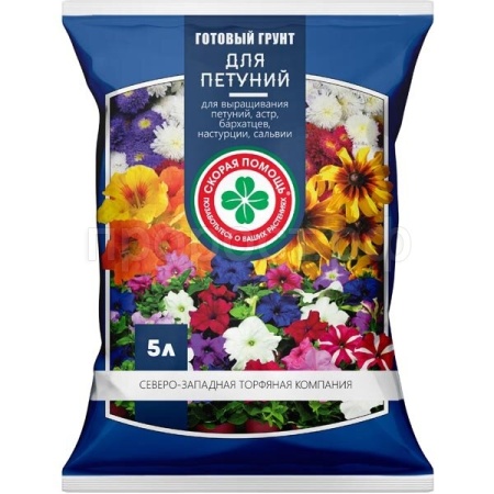 Грунт Скорая помощь для Петуний 5ль Грунт Скорая помощь для Петуний 5ль