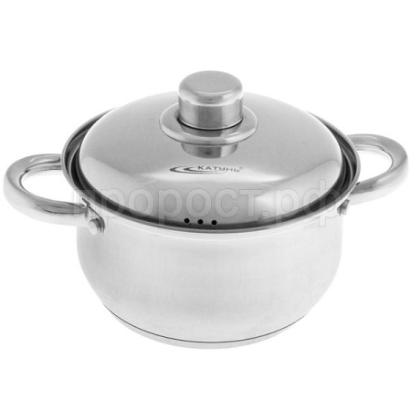 Кастрюля 2,5л металл. ГРЕТТА-МК кр. индукц. дно КТ04-D-25М /8шт/Катунь Кастрюля 2,5л металл. ГРЕТТА-МК кр. индукц. дно КТ04-D-25М /8шт/Катунь