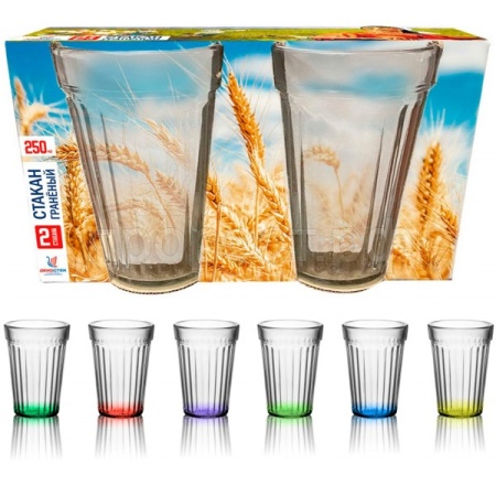 Набор стаканов Микс 250мл (2шт)/785/2-Н9 Набор стаканов Микс 250мл (2шт)/785/2-Н9