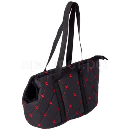 Сумка-переноска Карбон №2 черный/красный/01525-8/1/Ксоди Сумка-переноска Карбон №2 черный/красный/01525-8/1/Ксоди