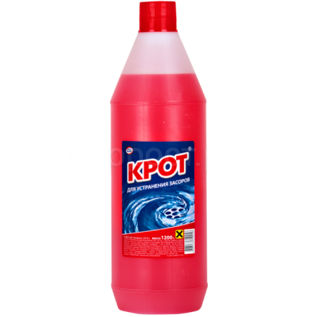 Ср-во д/засоров КРОТ 1000мл Ср-во д/засоров КРОТ 1000мл