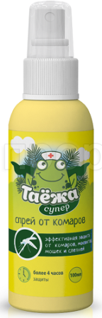 Таежа спрей от комаров (30%) 100мл защита до 8ми часов Таежа спрей от комаров (30%) 100мл защита до 8ми часов