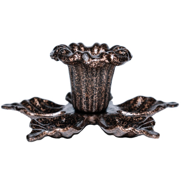 ДЕКОР Подсвечник Цветок антик золото РЗДИ/1шт ДЕКОР Подсвечник Цветок антик золото РЗДИ/1шт