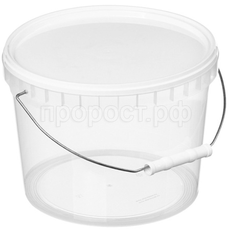 Ведро 11,4л с крышкой прозрач ручка металл. /14шт/ АУ Ведро 11,4л с крышкой прозрач ручка металл. /14шт/ АУ