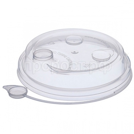 Крышка с питейником "Bubble Cup" d90 (50шт) ПП прозрачный /20шт/ АУ Крышка с питейником "Bubble Cup" d90 (50шт) ПП прозрачный /20шт/ АУ