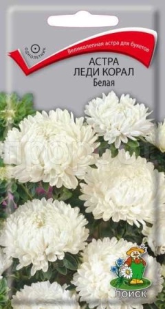 Астра Леди Корал Белая 0,1гр  Астра Леди Корал Белая 0,1гр
