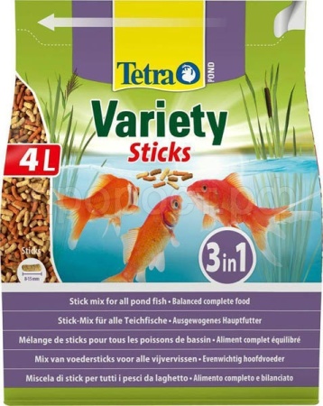 Корм для рыб TetraPond Variety Sticks смесь палочек для прудовых рыб 4л/169883