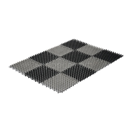 Коврик Травка 42*56см  черно-серый Коврик Травка 42*56см  черно-серый