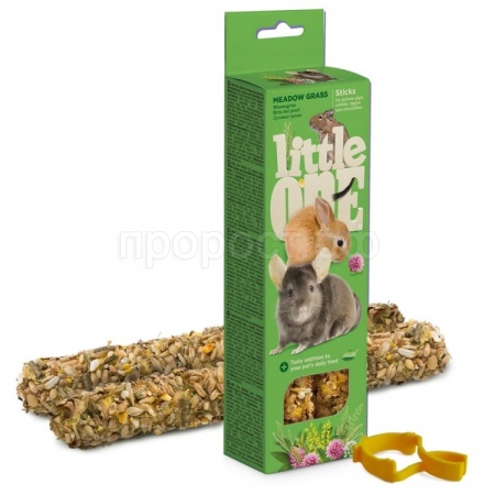 Лакомство для морских свинок, кроликов, дегу и шиншилл с луговыми травами Палочки Литтл Ван  Лакомство для морских свинок, кроликов, дегу и шиншилл с луговыми травами Палочки Литтл Ван
