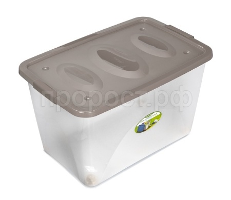 Ящик универс. Астело 54л 60*40*36см на колесиках серо-коричневый С666КСЕР /3шт/Мартика Ящик универс. Астело 54л 60*40*36см на колесиках серо-коричневый С666КСЕР /3шт/Мартика