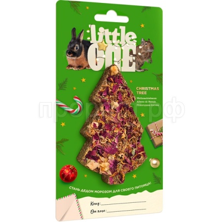Лакомство д/грыз Литтл Ван д/морск свинок, кроликов и шинш Елочка из лугов.трав 65гр НГ/6шт/32470 Лакомство д/грыз Литтл Ван д/морск свинок, кроликов и шинш Елочка из лугов.трав 65гр НГ/6шт/32470