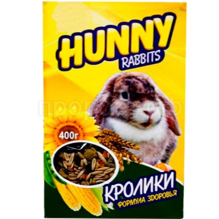 Грызуны Ханни д/кроликов зерносмесь 400гр/20шт/Вестерн