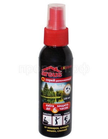 ARGUS EXTREME спрей от комаров 100мл ARGUS EXTREME спрей от комаров 100мл