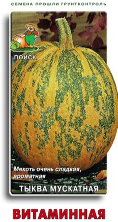 Тыква мускатная Витаминная 10шт  Тыква мускатная Витаминная 10шт
