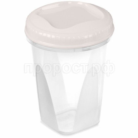 Банка д/хранения пищ. прод. Тондо 0,90л с завинчивающейся крышкой кремовый С286 /16шт/Мартика Банка д/хранения пищ. прод. Тондо 0,90л с завинчивающейся крышкой кремовый С286 /16шт/Мартика