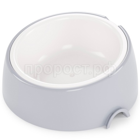 Миска-лего пластик ALTA 0,3л с наклоном серый/14шт/М8904 Миска-лего пластик ALTA 0,3л с наклоном серый/14шт/М8904